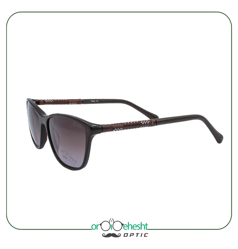 عینک آفتابی Rossi | فریم قهوهای اکلیلی با لنز گرادیانت