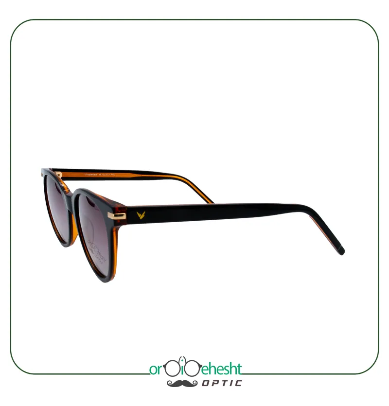 عینک آفتابی Vincenzo | فریم مشکی با لنز گرادیانت شیک
