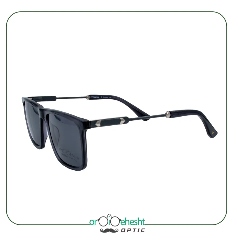 عینک آفتابی مردانه Vincenzo | وقار تیره برای استایل مینیمال