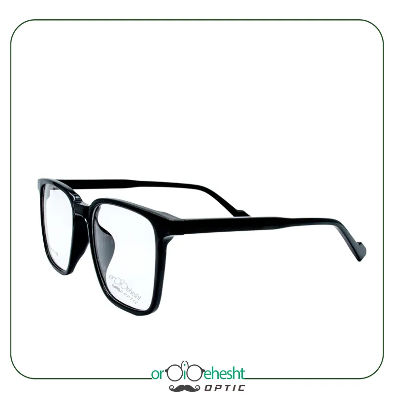 عینک طبی مربعی مشکی - خرید آنلاین