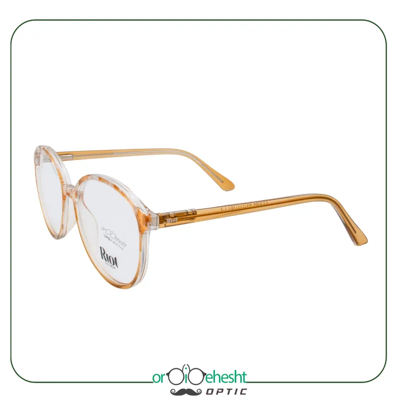 عینک طبی گرد Riot با فریم لاک‌پشتی | طراحی کلاسیک و مدرن