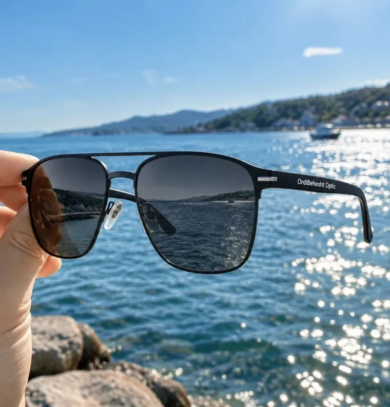 عدسی آفتابی پلاریزه دیول ایتالیا بدون نمره (Divel Italia Polarized Plano) - سبز، دودی، قهوه‌ای